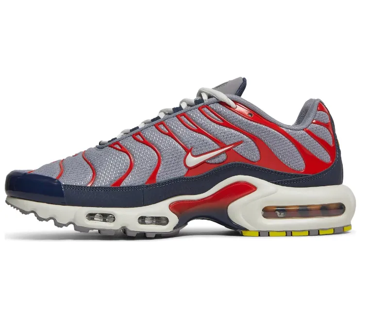 Men's Nike Air Max Plus TN (USA Grey) Quick - release flexible - sole - design - adaptability shoes