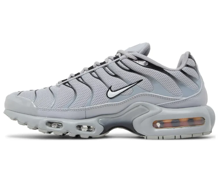 Men's Nike Air Max Plus TN (Wolf Grey) heavy - duty running shoes Polyester