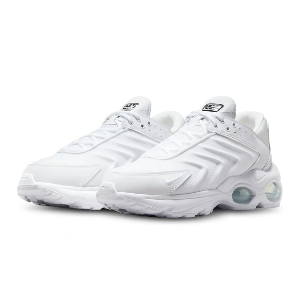 technology - brand shoes running on a gravel track shoes Men's Nike Air Max Tailwind TW (Triple White)