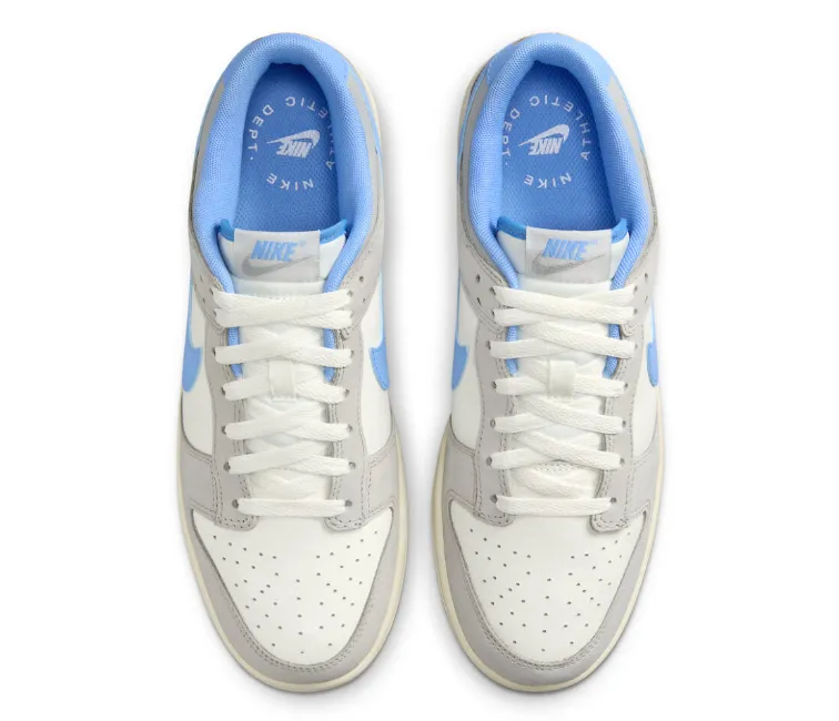 Men's Nike Dunk Low (Sail/University Blue) early morning running