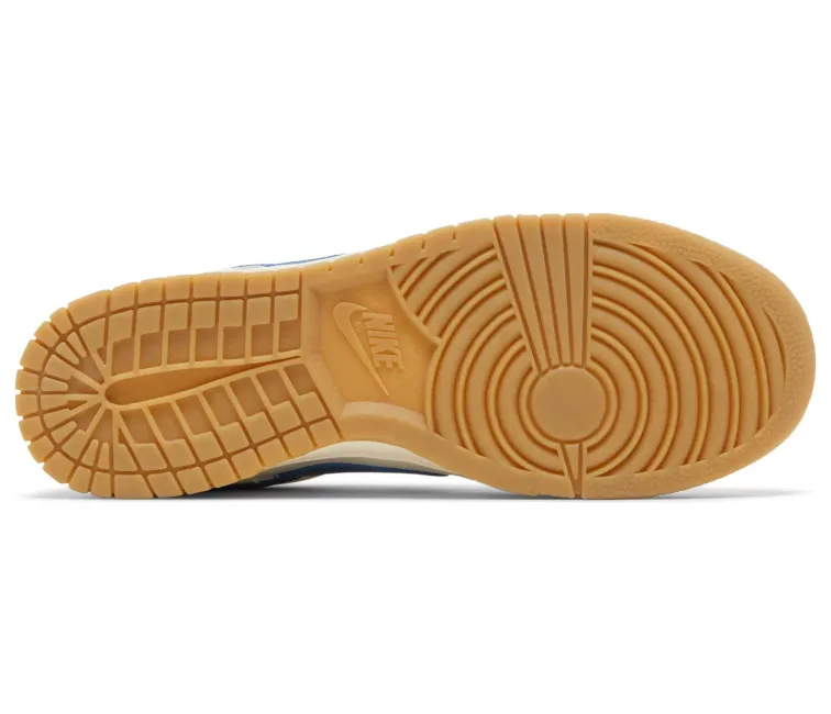 Men's Nike Dunk Low SE (Sail/Blue) mid - cut running wear