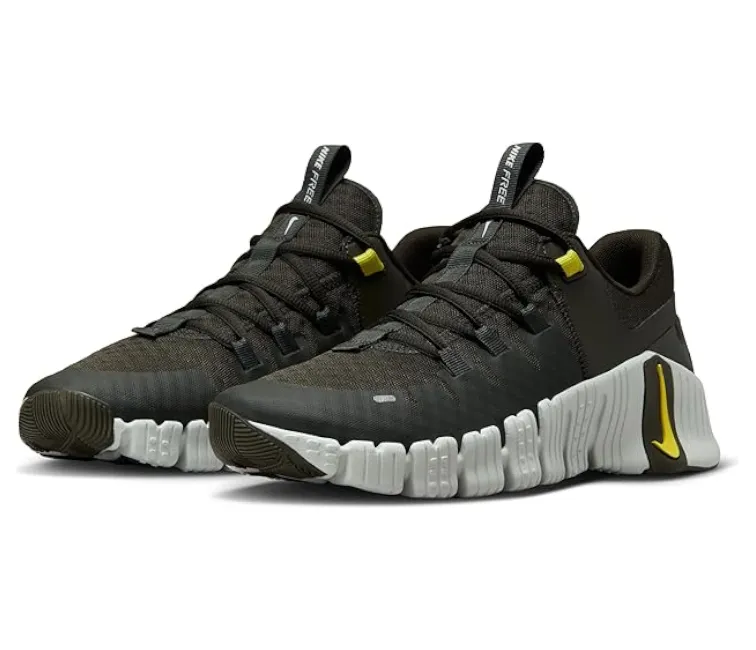 Men's Nike Free Metcon 5 (Olive/Volt) unisex running option