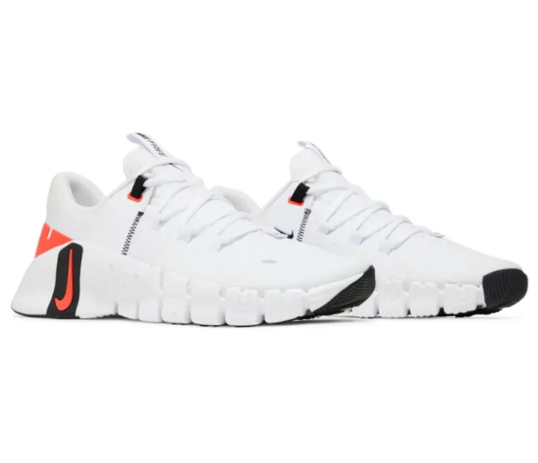 Men's Nike Free Metcon 5 (White/Bright Crimson) padded - collar - comfortableness shoes international - themed running gear