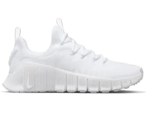 padded - tongue running option Men??s Nike Free Metcon 6 (Triple White)