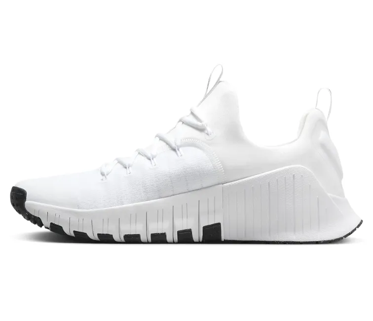 arch - support sole shoes Men's Nike Free Metcon 6 (White/Black)