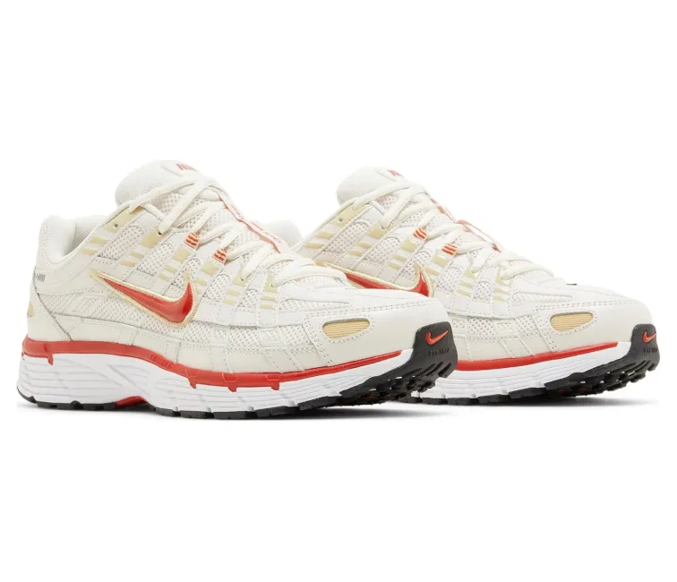 Men's Nike P-6000 (Dragon Red) competition edge mesh - upper - material - breathability shoes