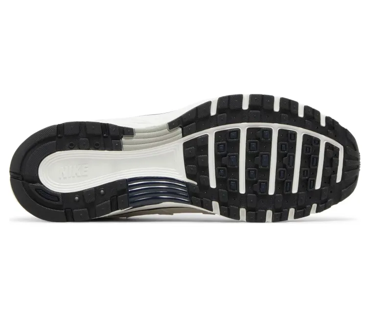 Lace Up Design training running shoes Men??s Nike P-6000 (White/Obsidian)