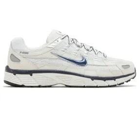 monochromatic running shoes foam - sole shoes Men??s Nike P-6000 (White/Obsidian)
