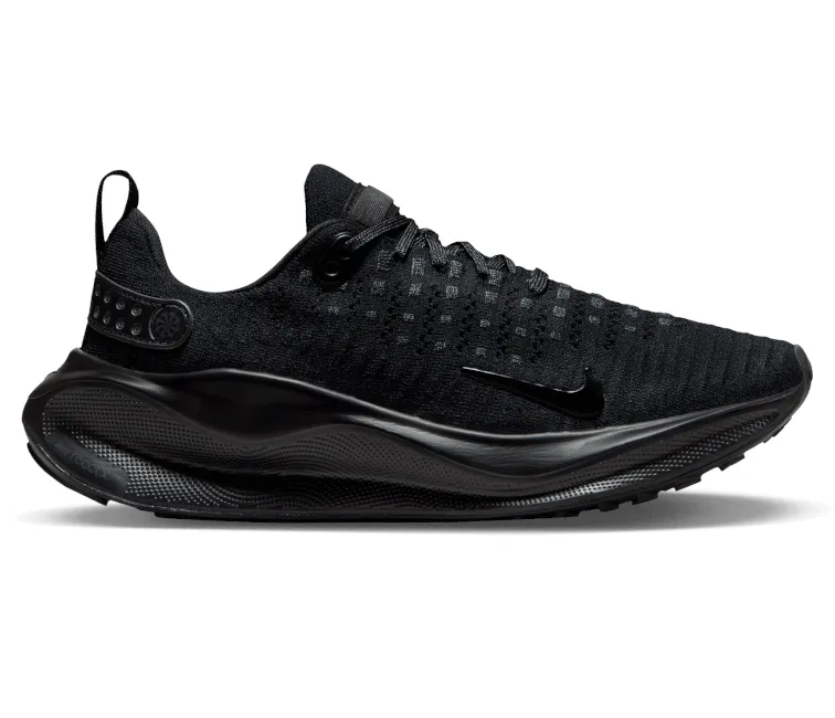 Men??s Nike React Infinity Run 4 (Triple Black) Comfortable Footbed