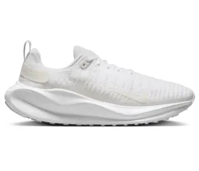 Mens Nike React Infinity Run 4 (Triple White) PU midsole running shoes tennis - compatible running shoes