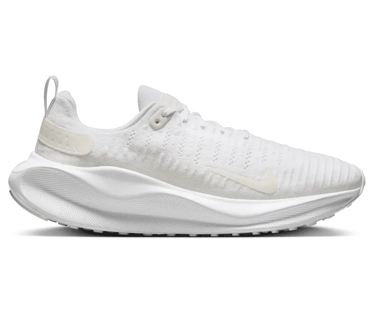 Mens Nike React Infinity Run 4 (Triple White) PU midsole running shoes tennis - compatible running shoes