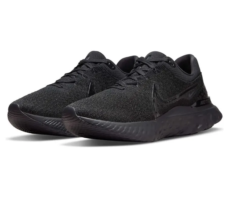 Men??s Nike React Infinity Run FK3 (Black/Black) short - distance run