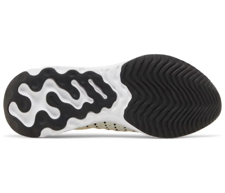 running in a plastic bridge area shoes junior Men's Nike React Phantom Run FK 2 (Sail/Light Bone)