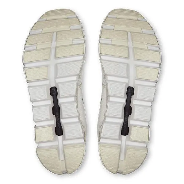 Woven Texture Mens On Running Cloud 6 in White/White