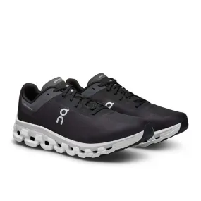 Mens On Running Cloudflow 4 in Black/White Shift Friendly Flexible Grip