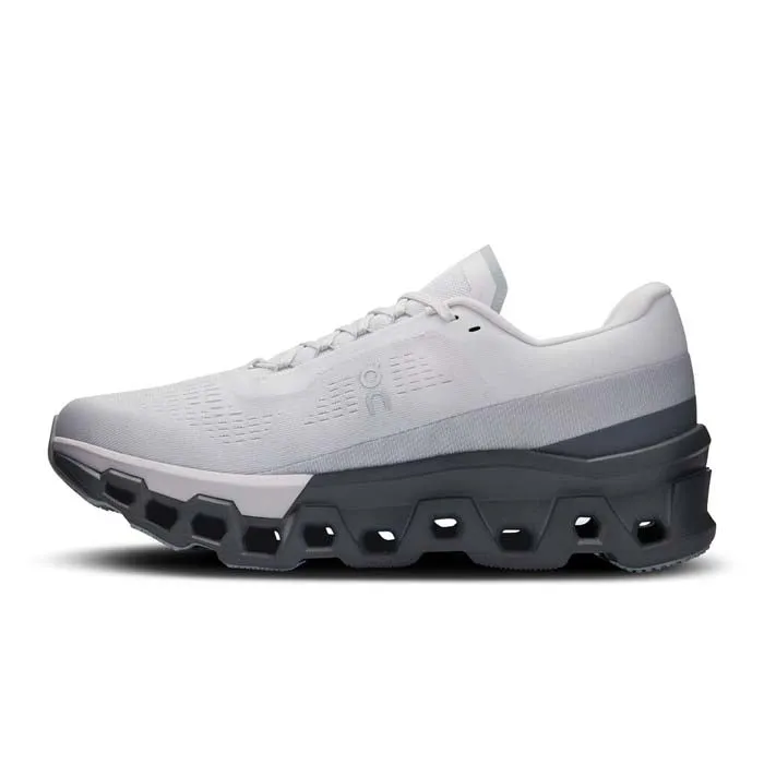 Mens On Running Cloudmonster 2 in Frost/Rock Steady Steps