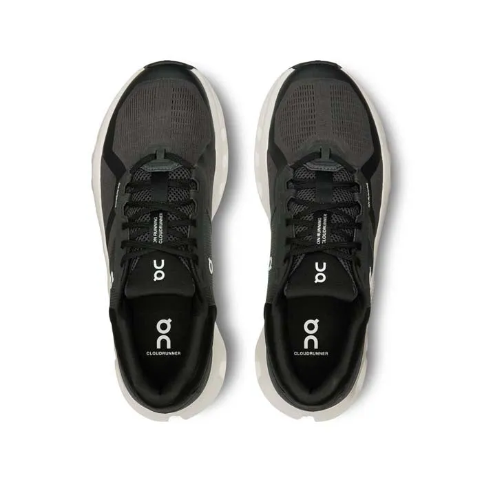 Mens On Running Cloudrunner 2 Wide in Eclipse/Black Pliable