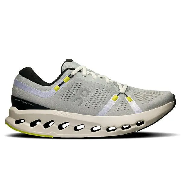 Comfort Grip Antimicrobial Mens On Running Cloudsurfer 2 in Glacier/Ivory