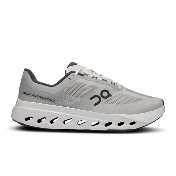 Mens On Running Cloudsurfer Next Wide in Glacier/White Clean Shape Foot Comfort