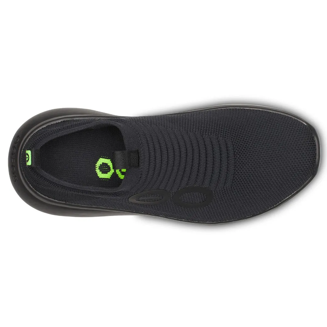 Mens Oofos OOmy Zen in Black Textile Upper