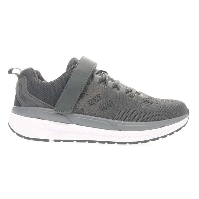 Mens Propet Ultra267FX in Gunsmoke/Grey Smooth Flow Seamless Toe Box