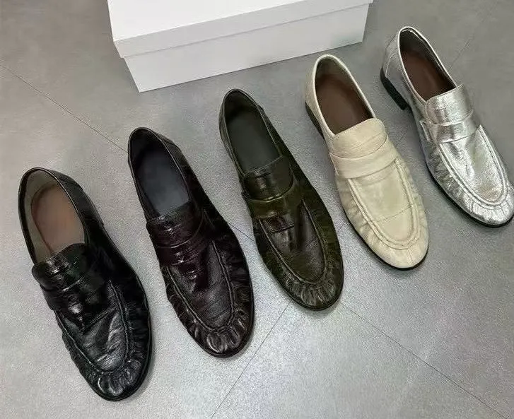 Lightweight Shoes Men's Shoes , Soft Eel Skin Leather Loafers