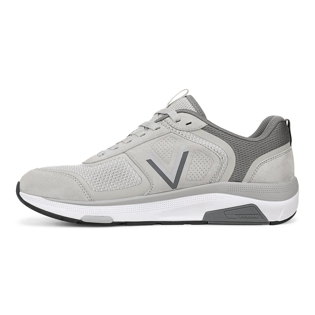 Mens Vionic Walk Strider Knit in Paloma Grey Power Balance Thermoregulating Lining