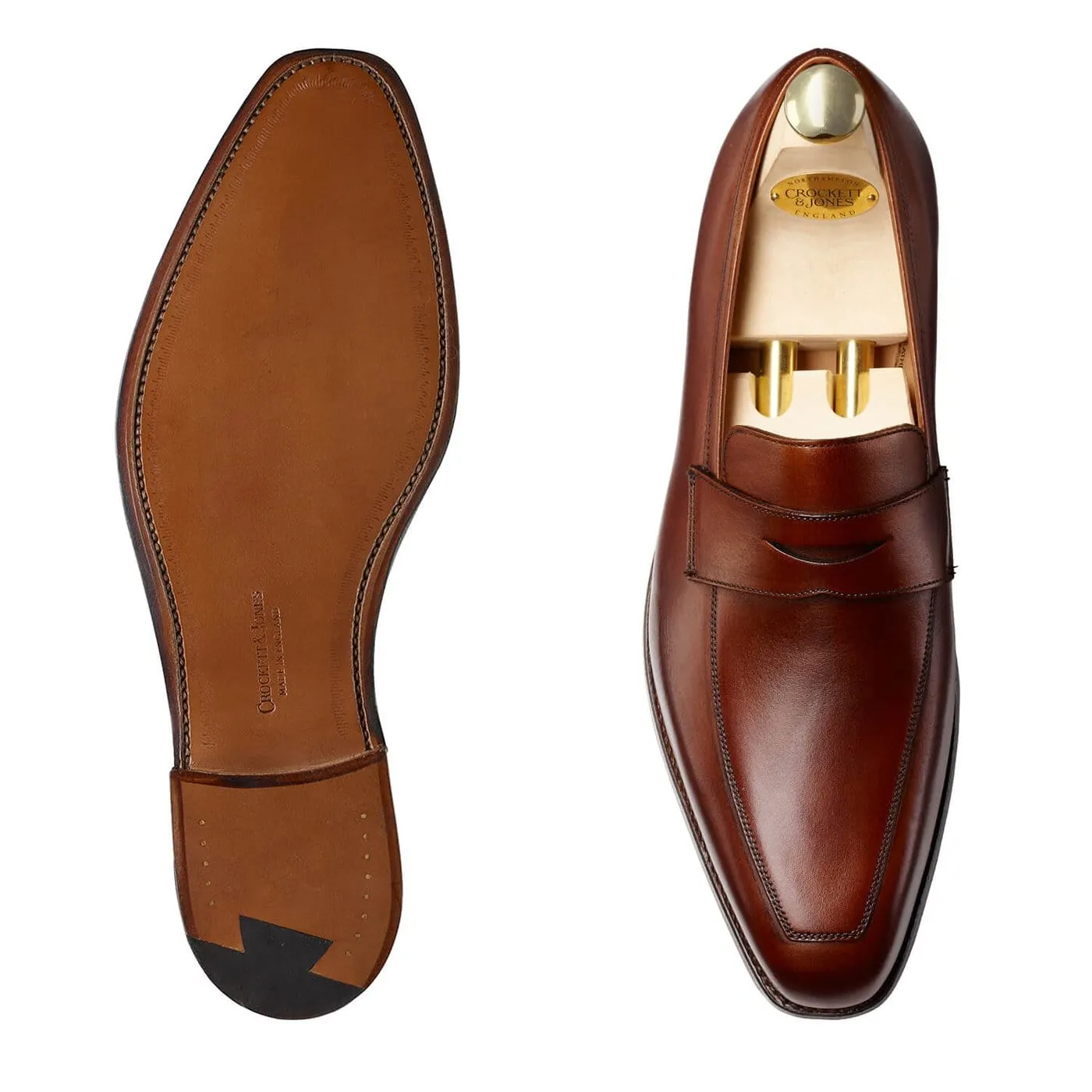Quick Walk Merton Beechnut Burnished Calf