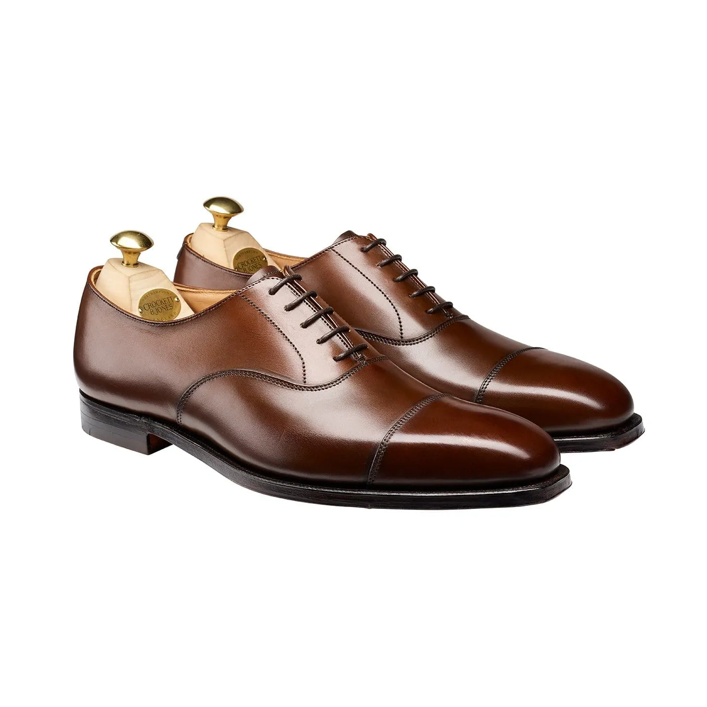 Hallam Dark Brown Burnished Calf Lightweight Sole