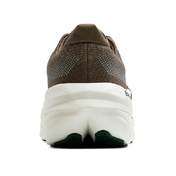 Sweat Resistant Commuter Style Mens Brooks Running Glycerin Max in Falcon/Green/London Fog