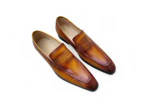 Mocassins ?? enfiler Signature en cuir Penny Strong Lane slim fit