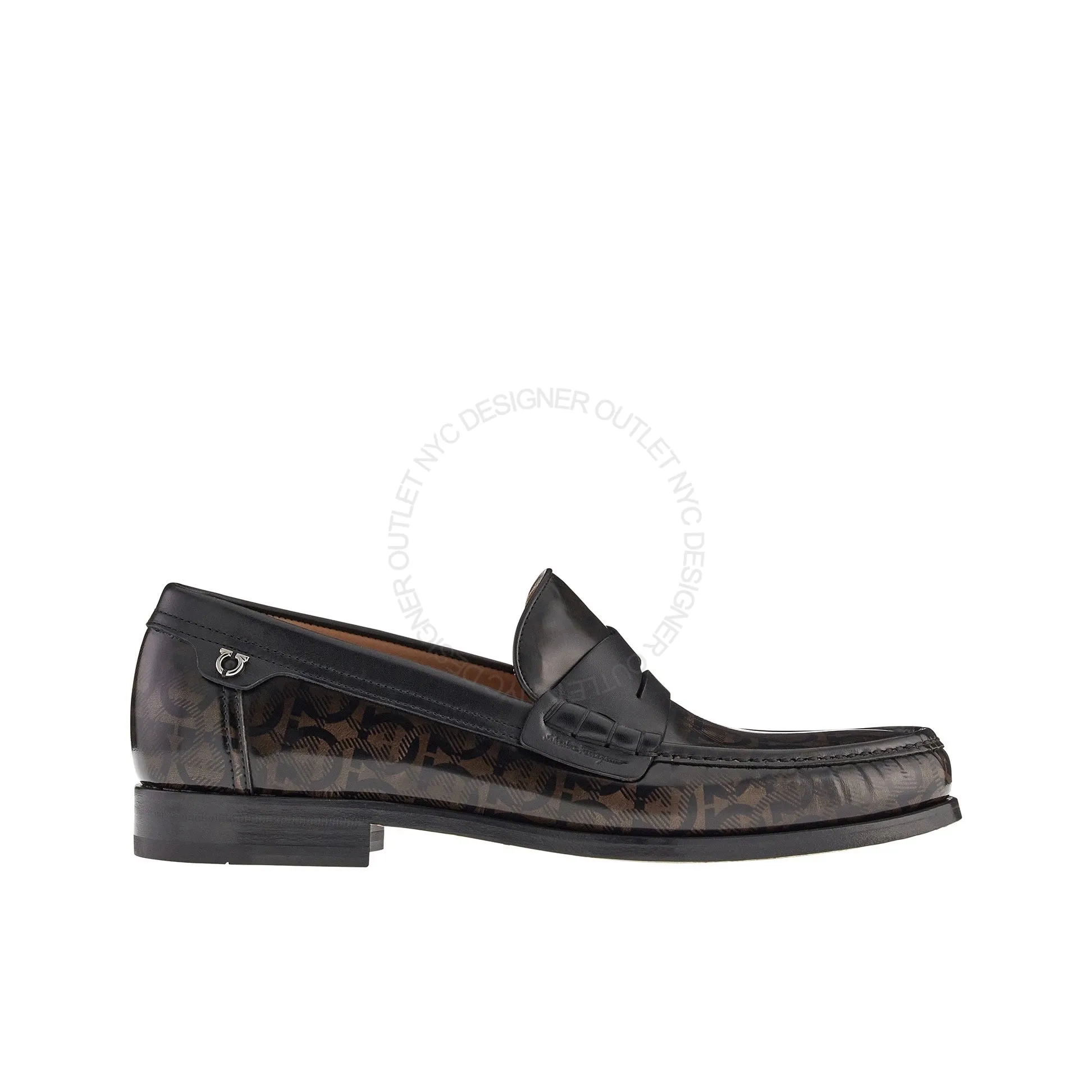 Library Step Seamless Comfort Ferragamo Port Smoke Moccasins