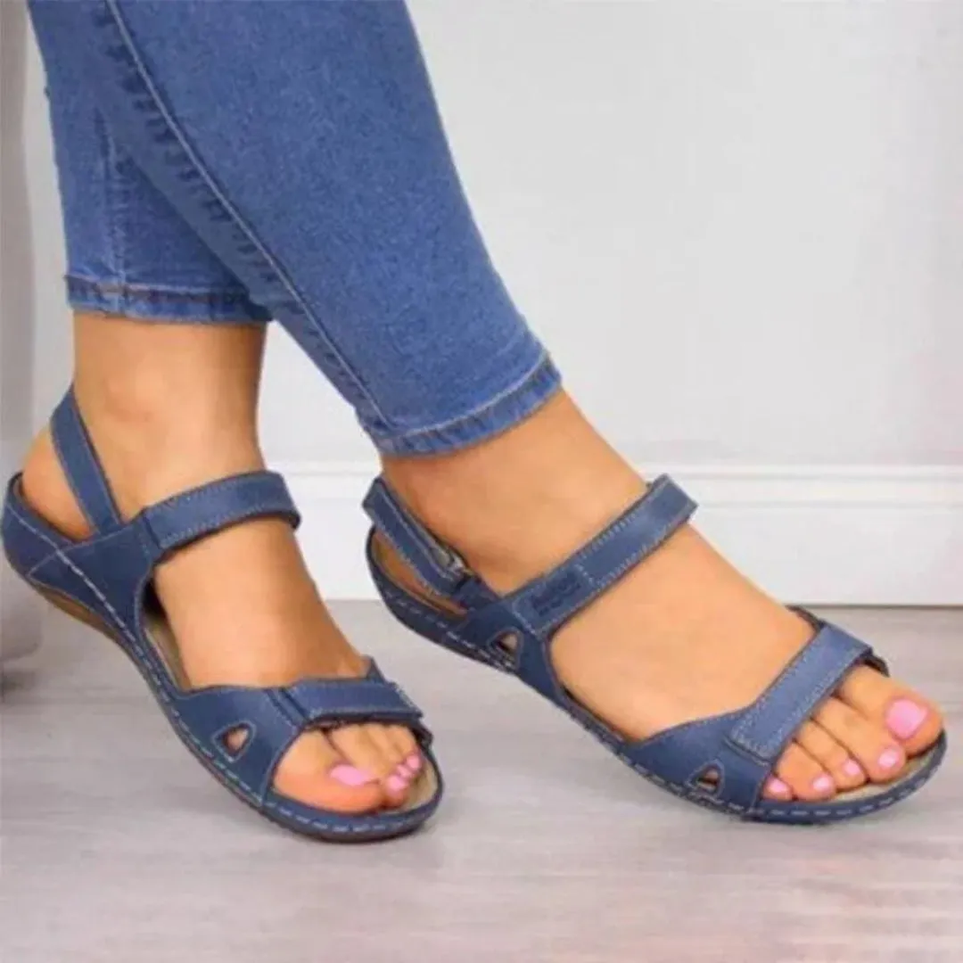 Comfy Open-toe Shoes All Gender Lena Orthopedic Open Toe Wedge Sandals