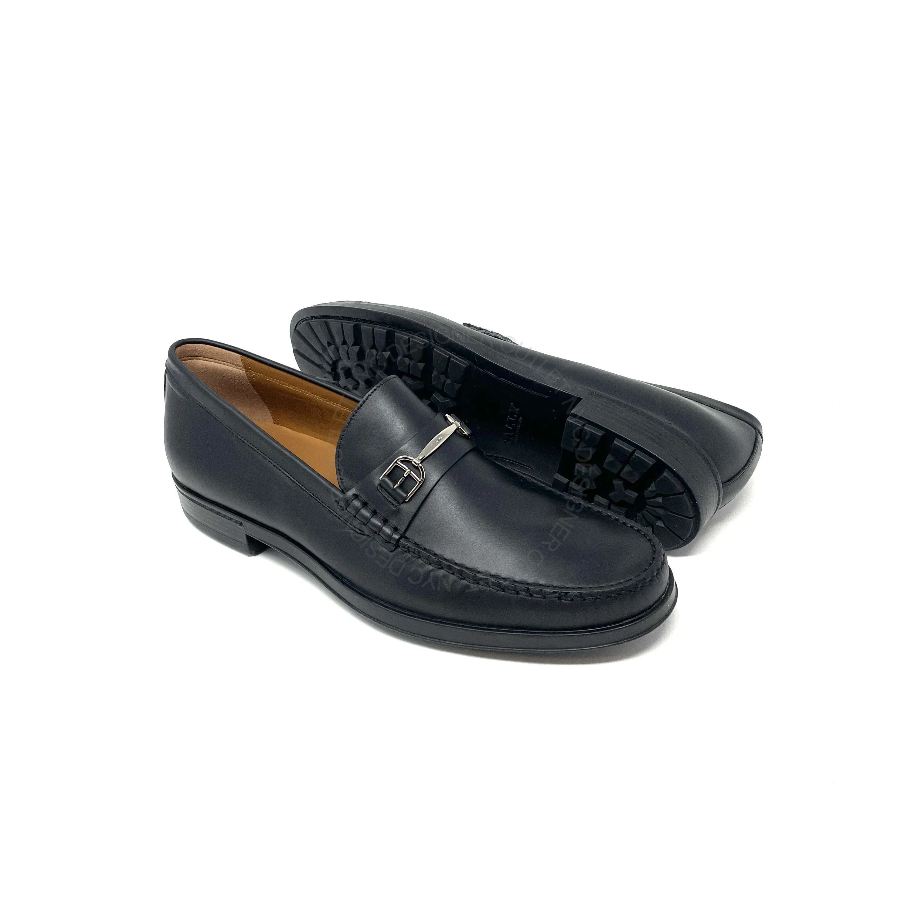 Modern Classic Design Beach Glow Bally Mens Leather Loafer