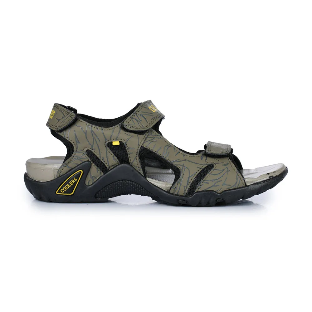 Street Style Coolers Sporty Olive Green Sandals For Men 8141-05 By Liberty