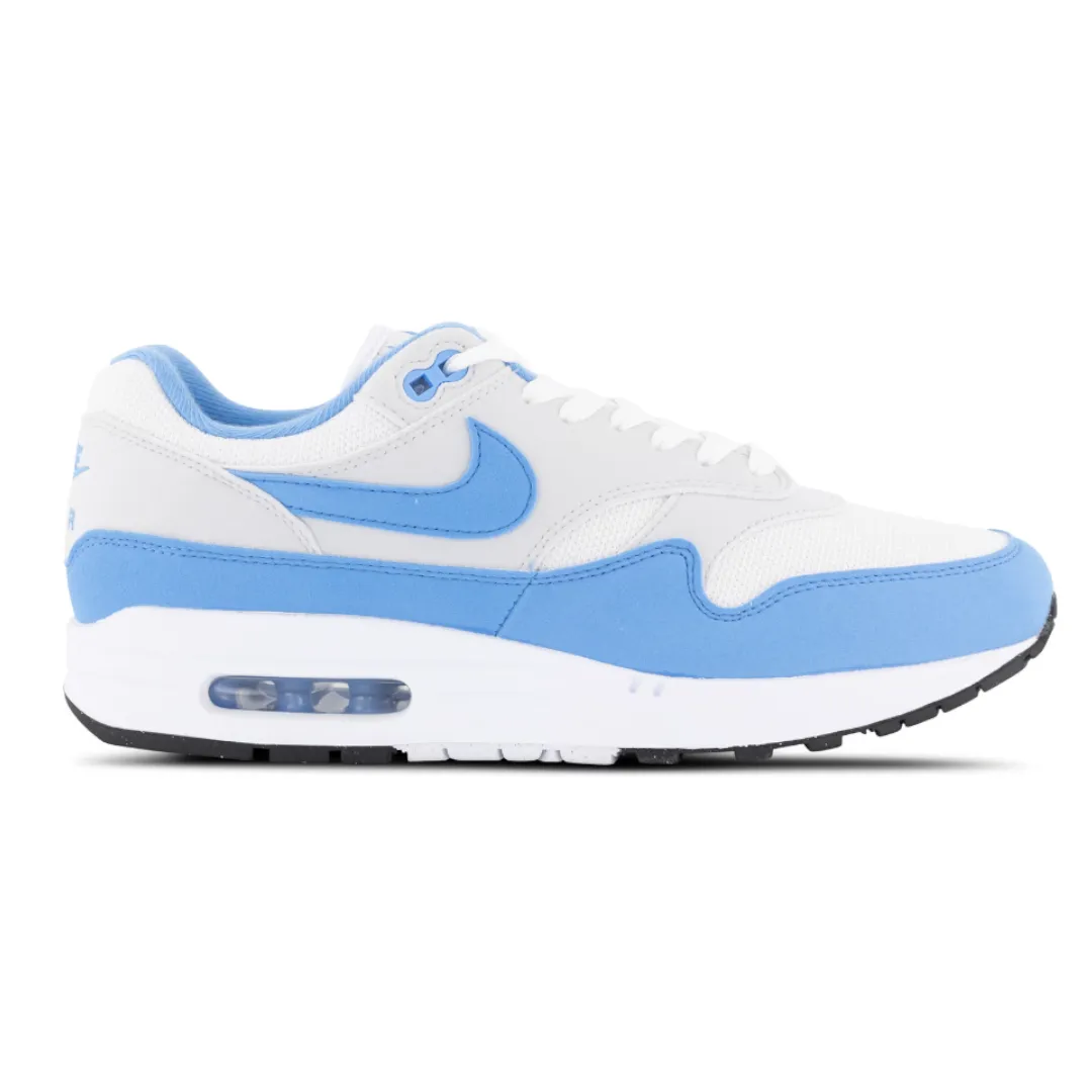 Racer Mens Nike Air Max 1 White/University Blue