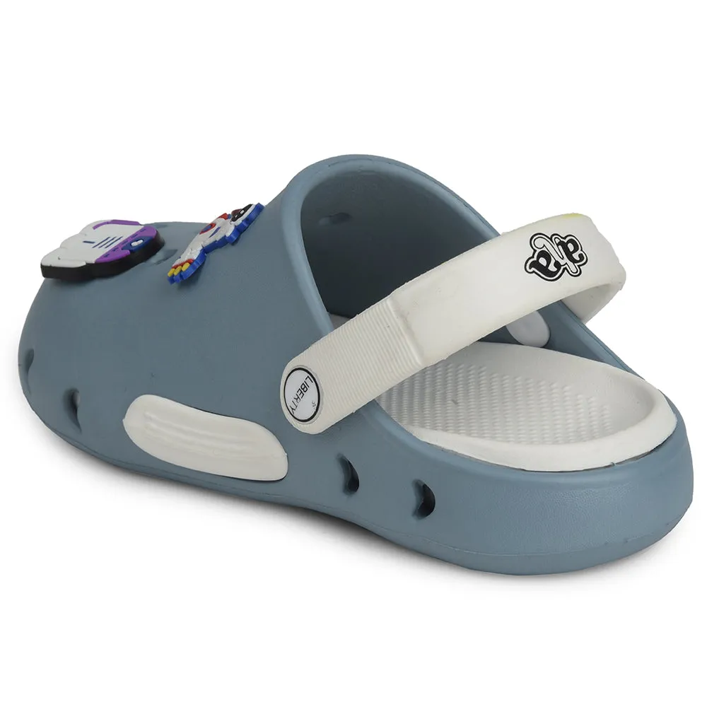 A-HA Blue Casual Clogs For Kids CUTIER By Liberty Fast Slip Comfortable Use