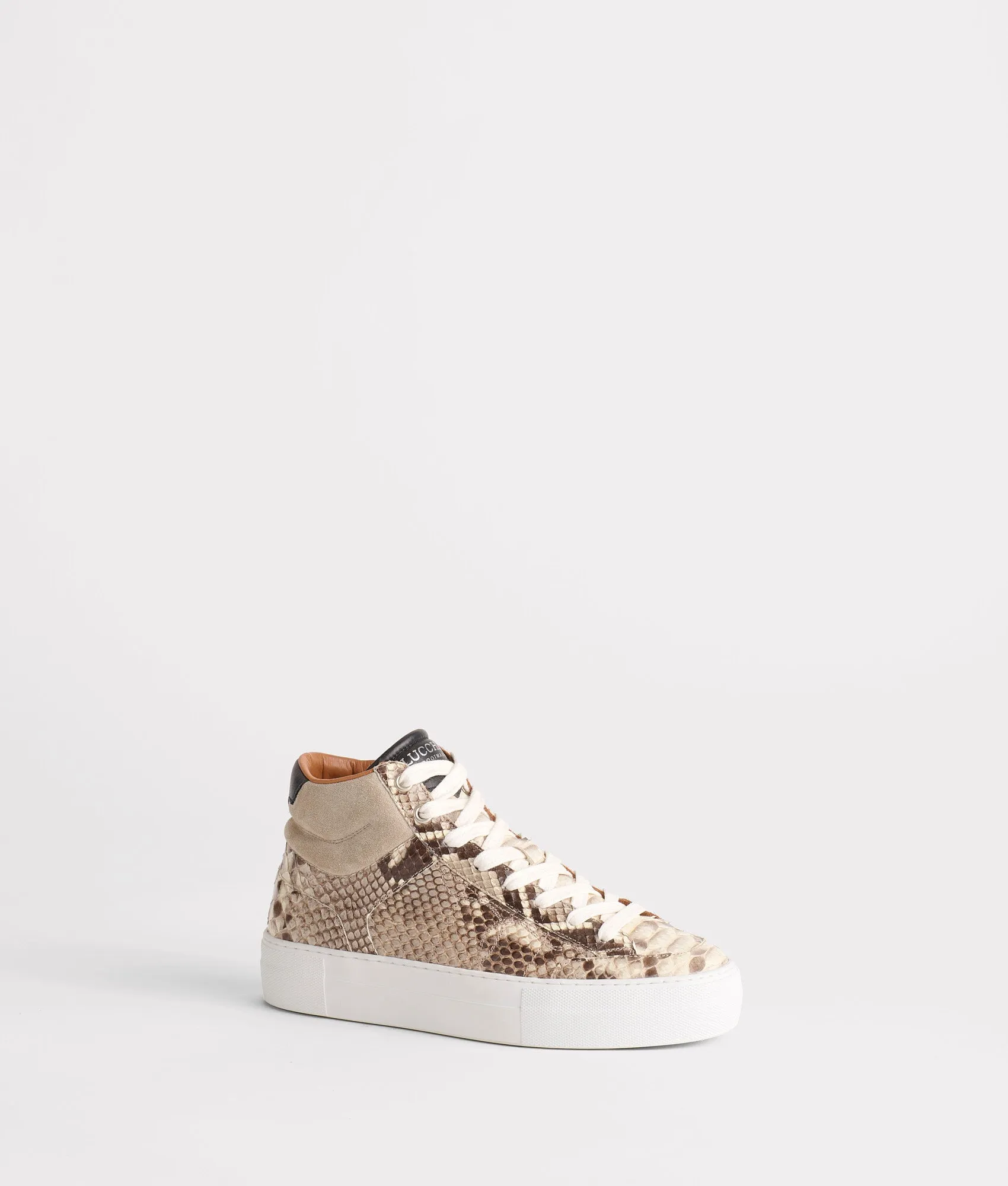 Thermoregulating Layers StretchableMaterial Mosaico High-Top Sneaker :: Black