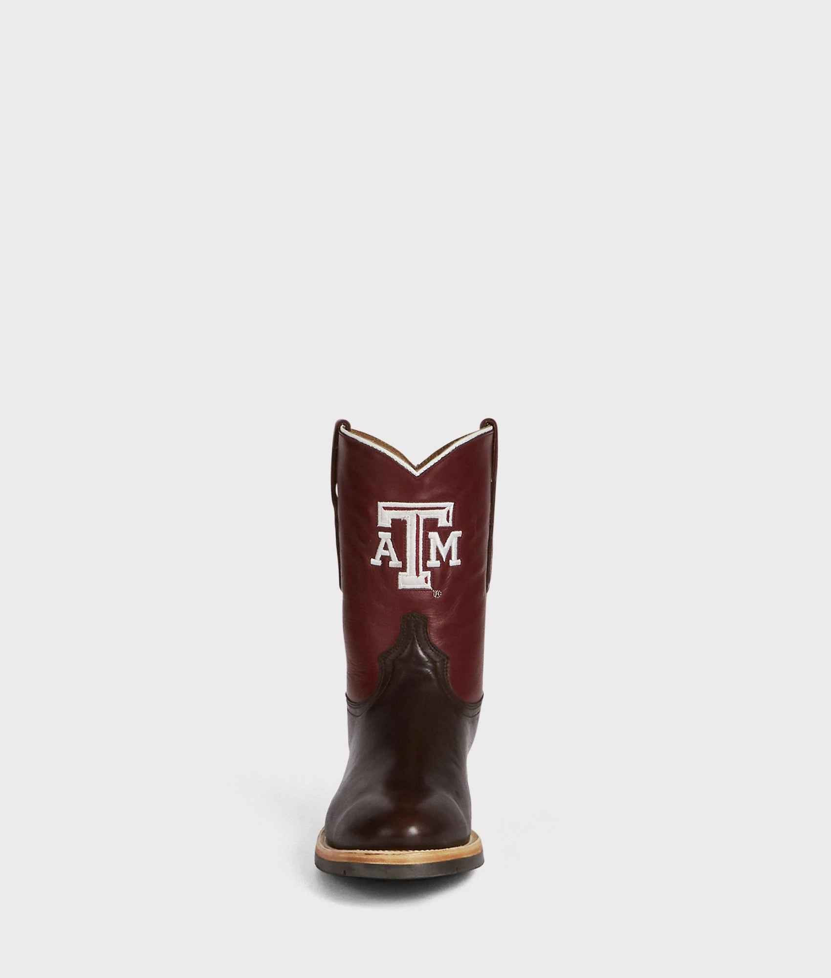 Men's A&M Roper Barn Boot :: Chocolate Weekend Adventure Frost resistant