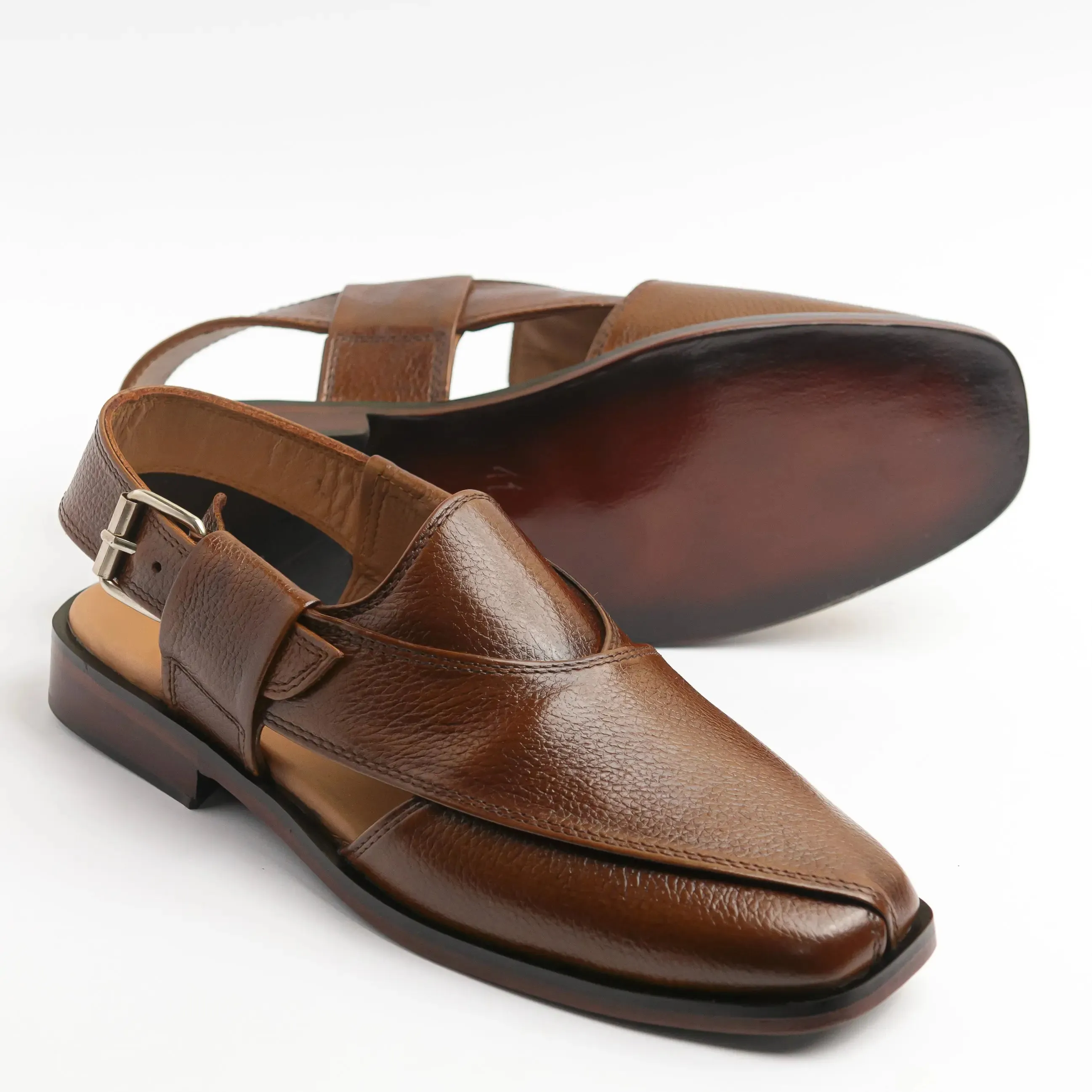 Mughal - Brown Smooth Form Modern Professional German Oxfords