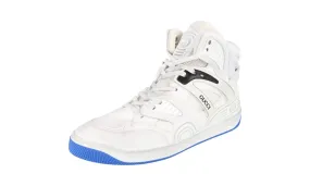 Multi Directional Traction Grip Gucci Women's White Leather Basket Retro Mac80 High-Top Sneaker 661310 Elevated Design
