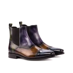 City Prep Multi-Patterned Patina Chelsea Boots