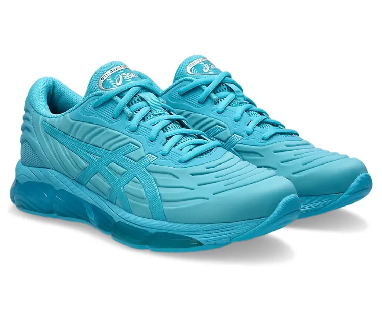 Men's Asics Gel-Quantum 360 8 EMBOSS (Bright Aqua) cardiovascular health recycled - material running gear