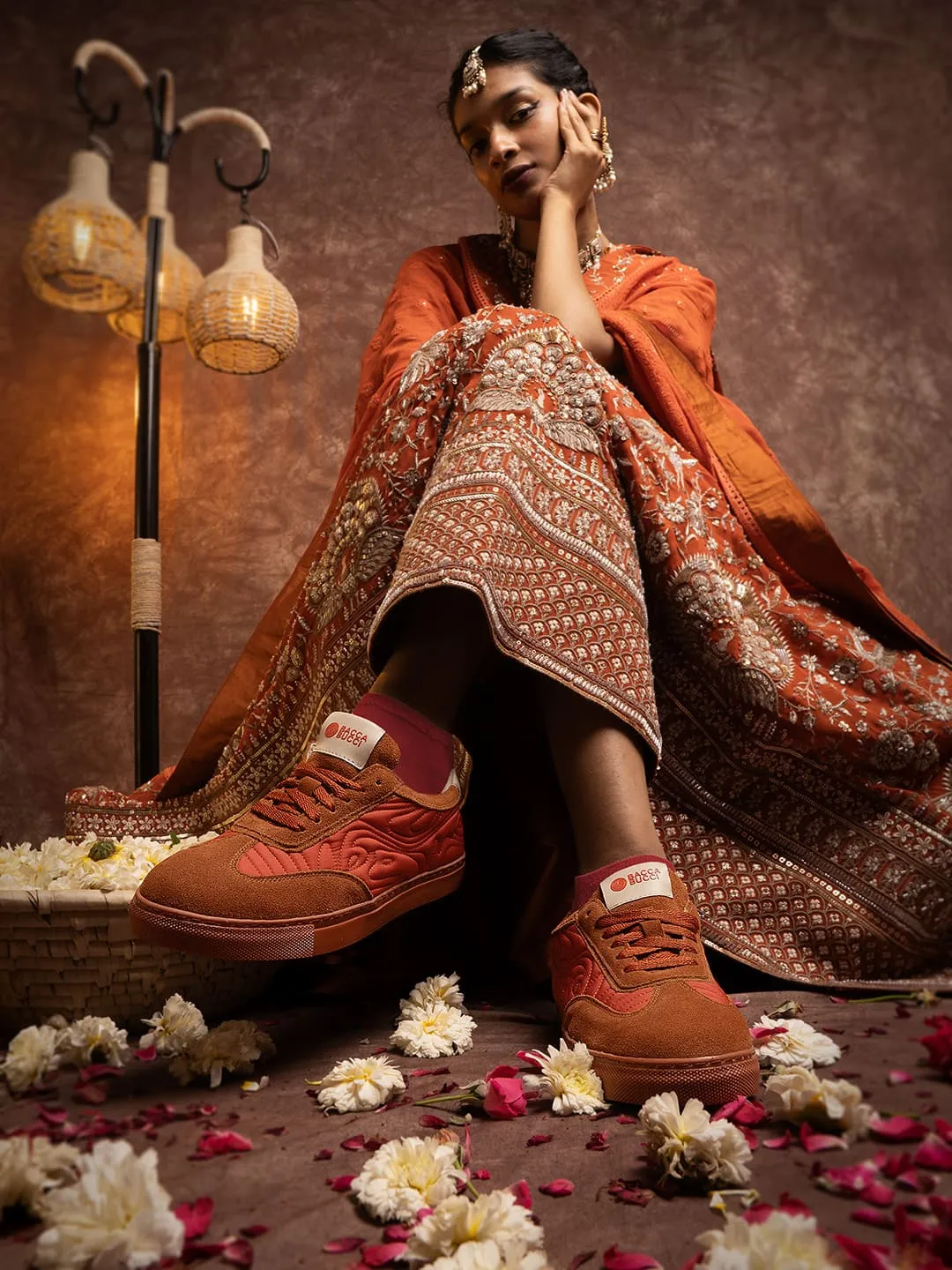 waterproof synthetic shoes RANGREZA ETHNIC by Bacca Bucci ?C Sneakers for Indian Festive & Ethnic Wear