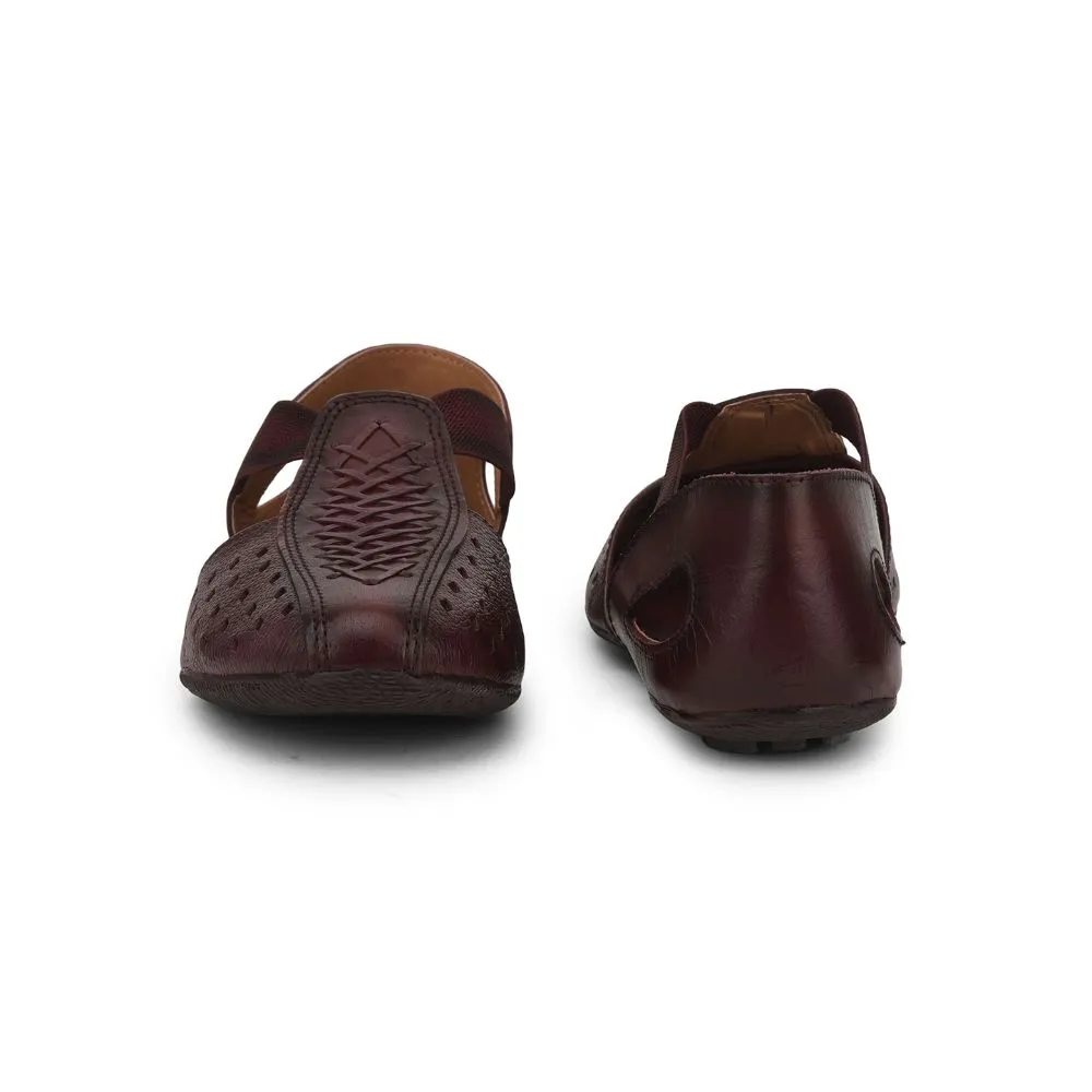 Single Strap Healers Fashion Sandal For Ladies (Cherry) TLO-08 By Liberty