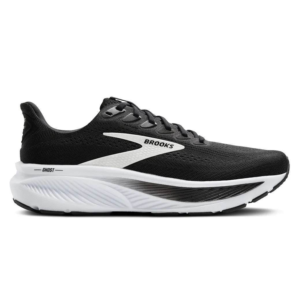 Flexible Steps Ultra Compression EVA Mens Brooks Running Ghost 17 in Black/Grey/White