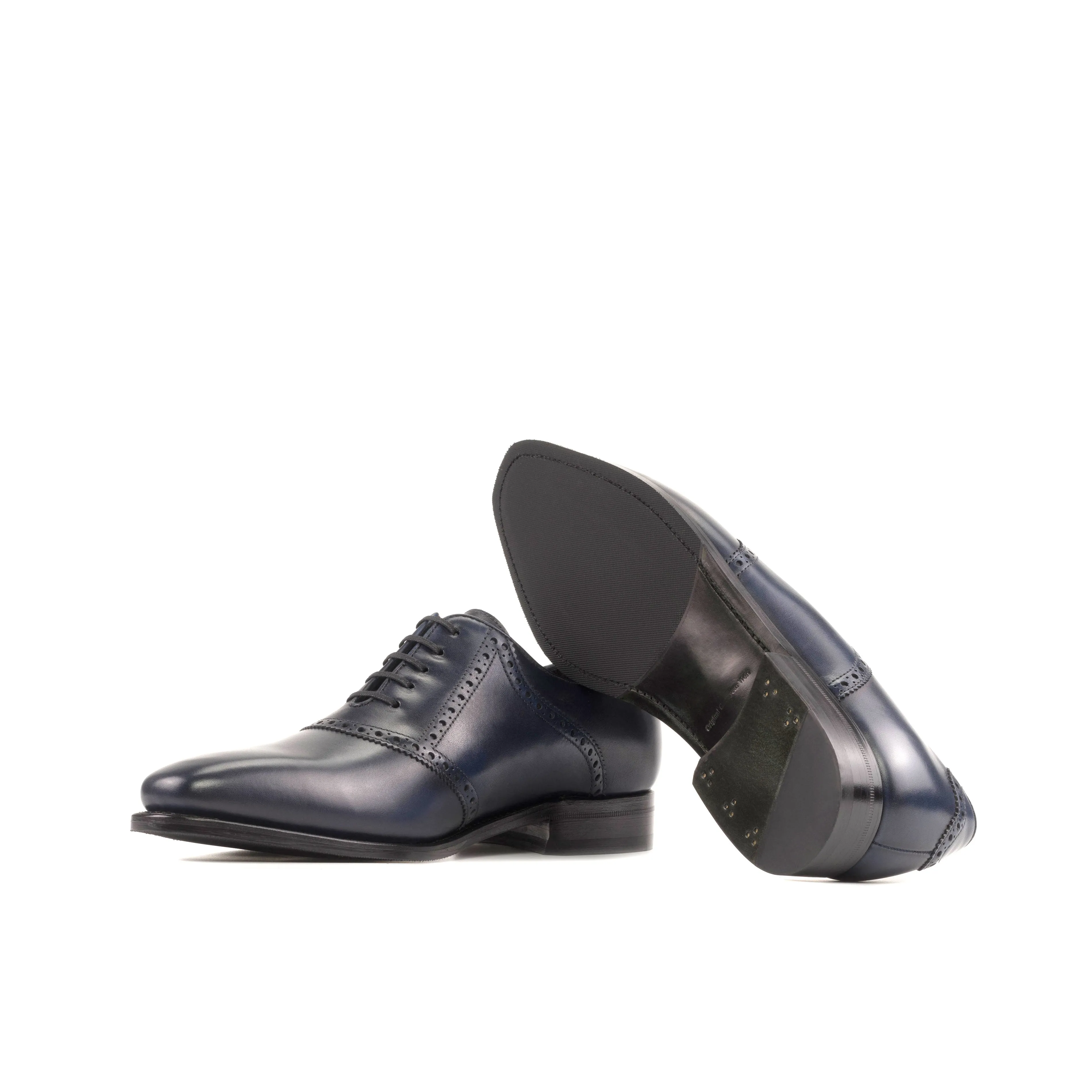 Navy Blue Saddle Shoes Simple Statement Spot Light