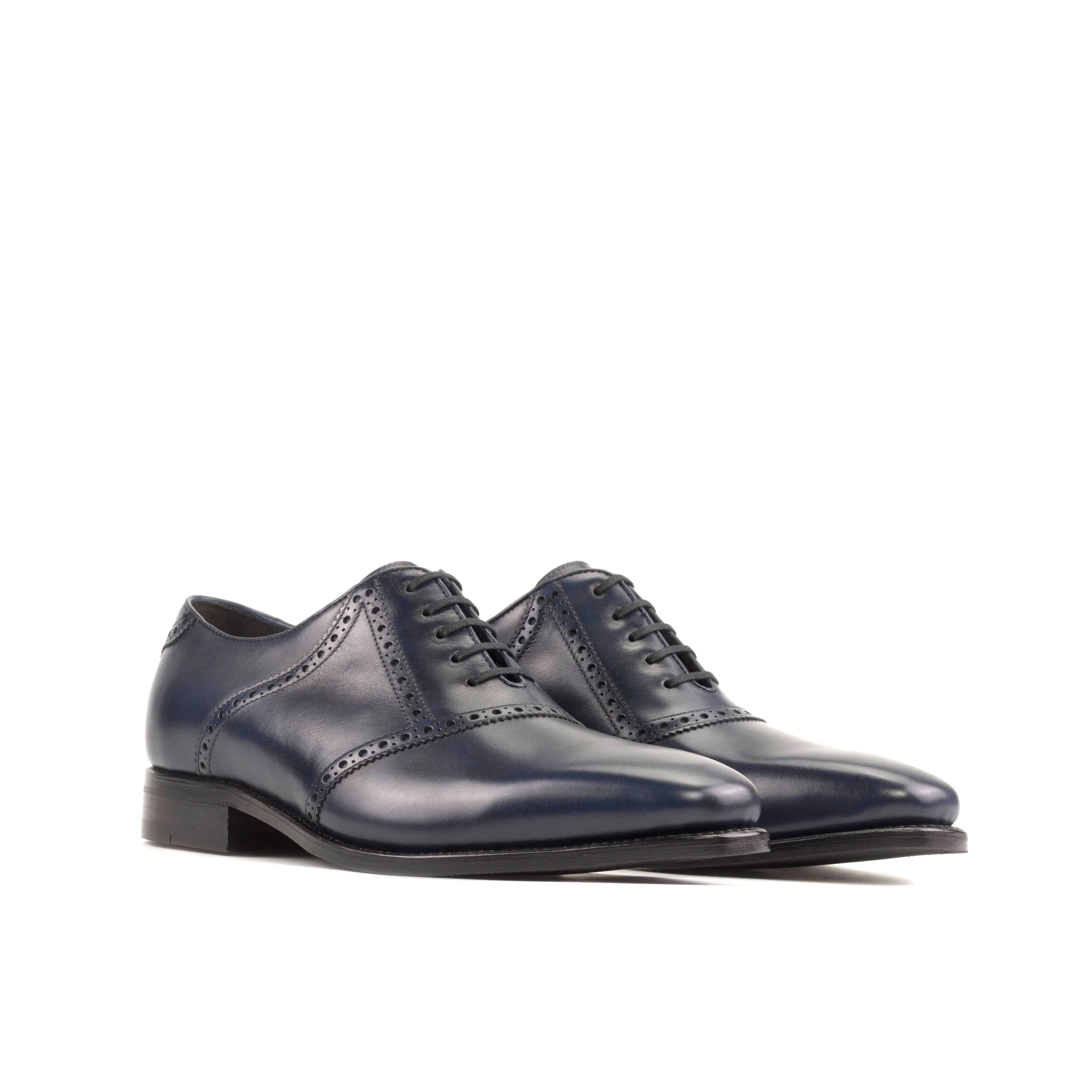 Reliable Base Team Meeting Navy Blue Saddle Shoes