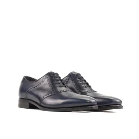 Navy Blue Saddle Shoes Prestige Look