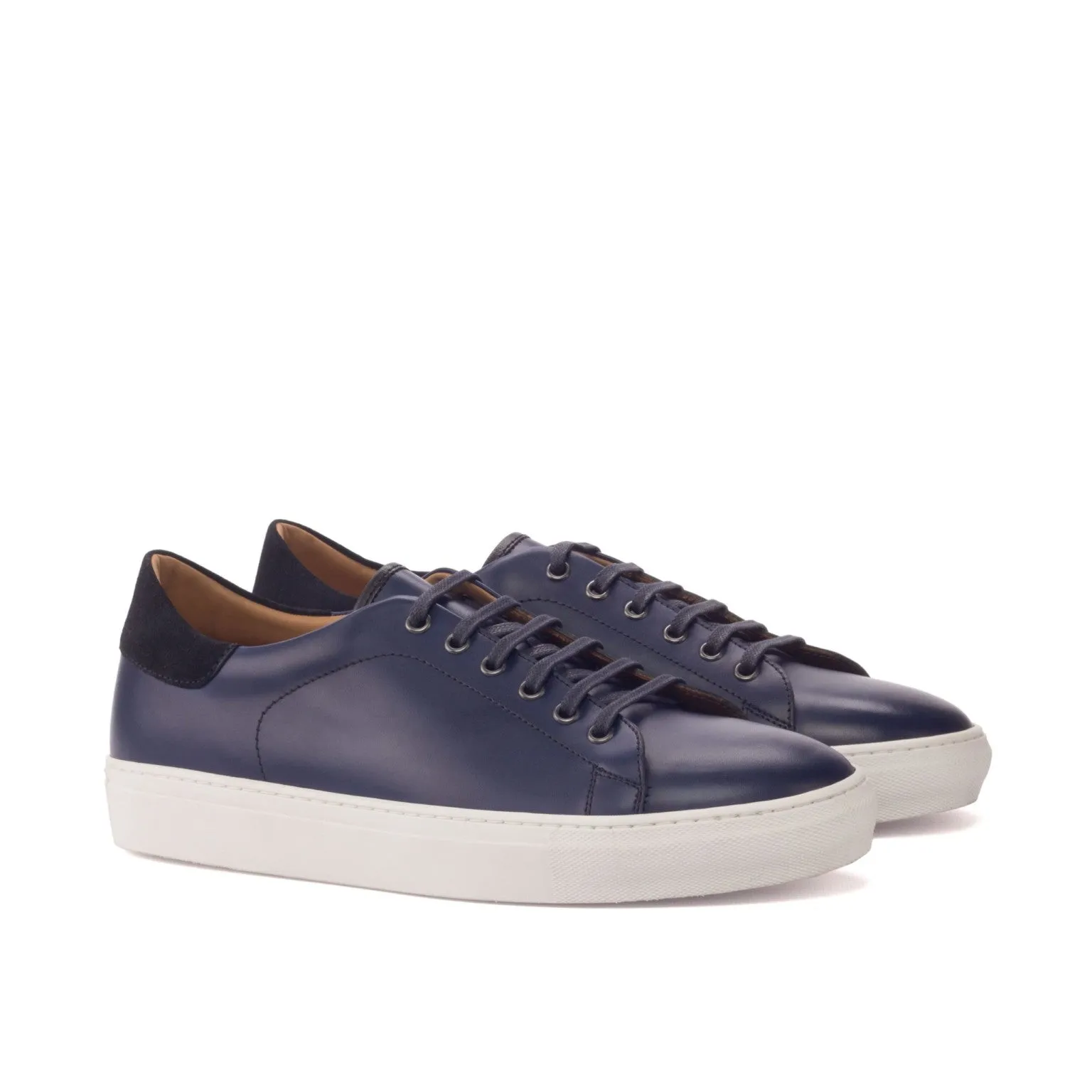 All Day Comfort Engineering Navy Calf Classic Trainers